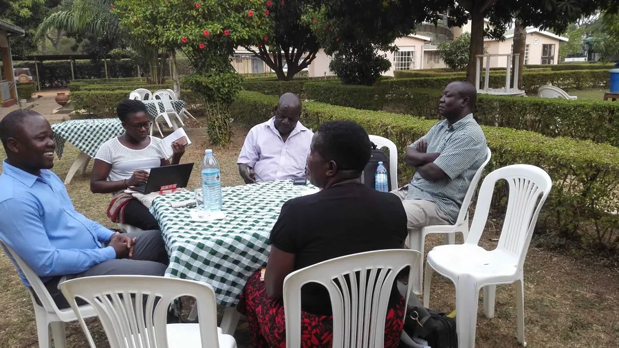 COMBRA training participants working together